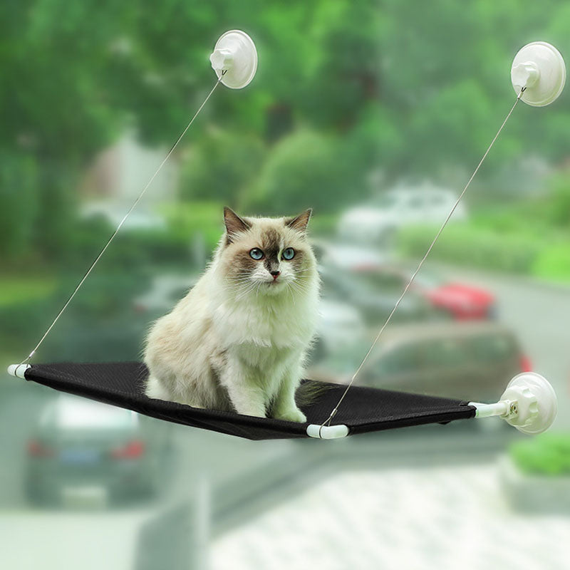 New Suction Cup Cat Hammock Foldable Hammock Hanging Cat Nest Cat Bed Balcony Window Glass Cat Hammock