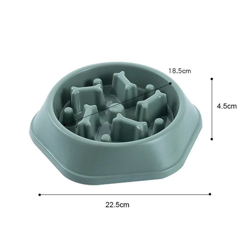 Slow Feeder Dog Bowl for Medium Dogs Anti-Choking Dog Dishes Puzzle Food Bowl Pets Puppy Accessories Non Slip Slow Feeding Bowl